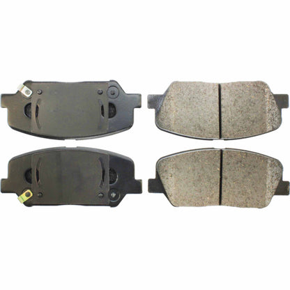 StopTech Street Brake Pads; Front With Shims