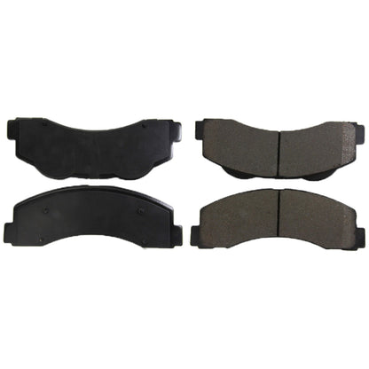 StopTech Street Brake Pads; Front With Shims