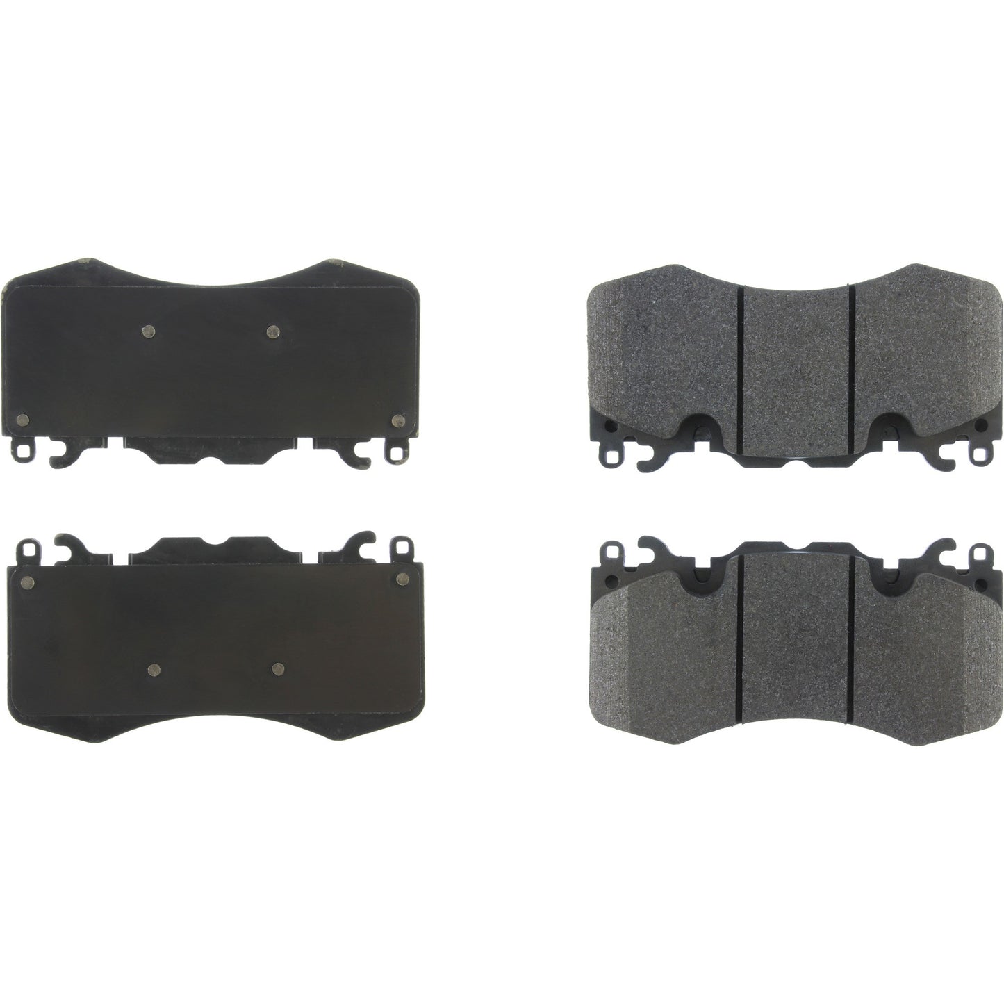 StopTech Street Brake Pads; Front With Shims