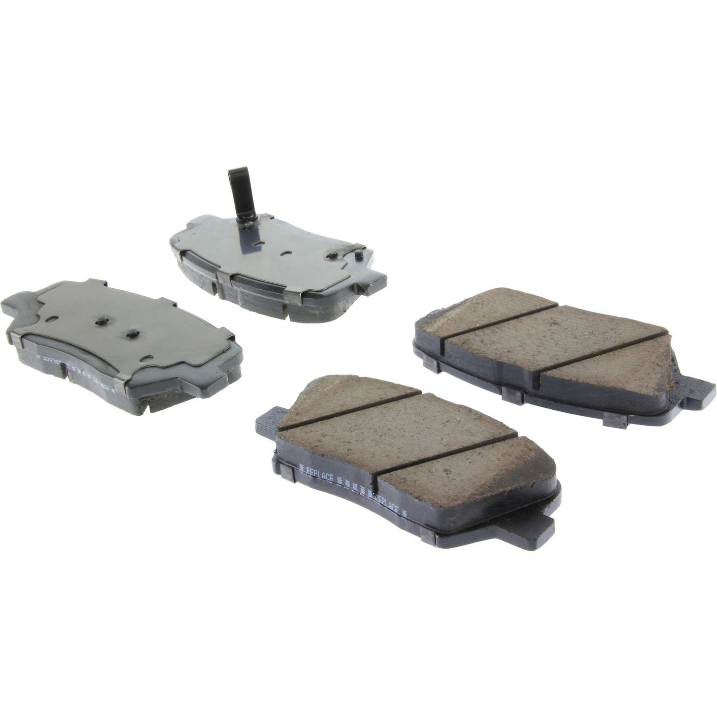 StopTech Street Brake Pads; Front With Shims And Hardware