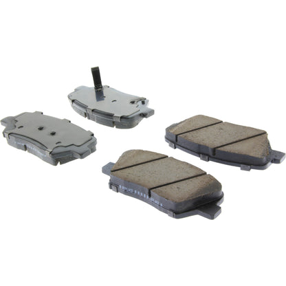 StopTech Street Brake Pads; Front With Shims And Hardware