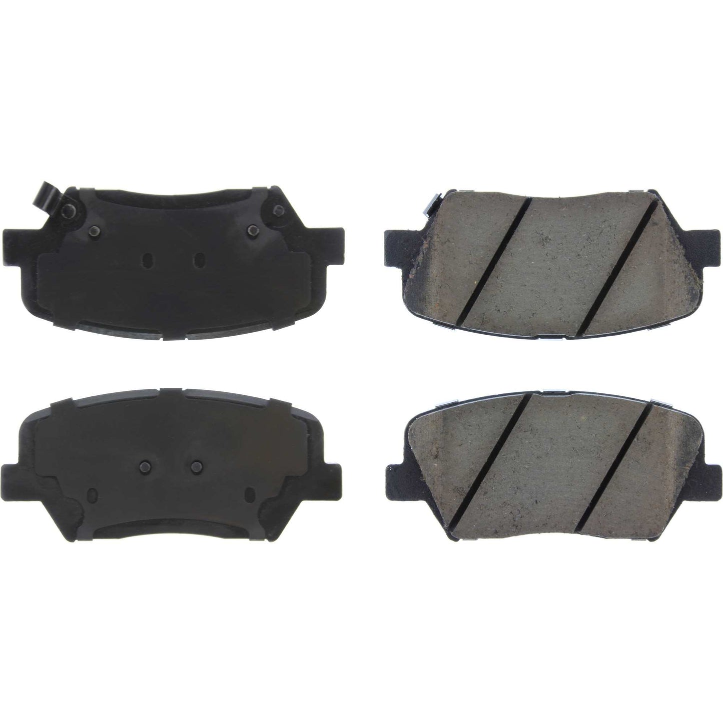StopTech Street Brake Pads; Front With Shims And Hardware