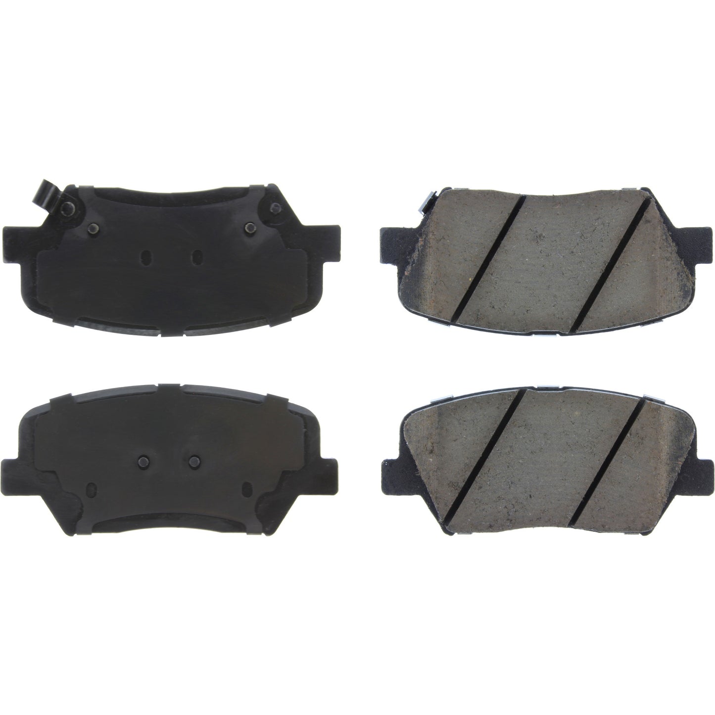 StopTech Street Brake Pads; Front With Shims And Hardware