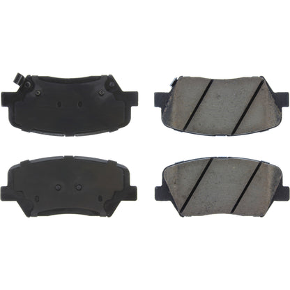 StopTech Street Brake Pads; Front With Shims And Hardware