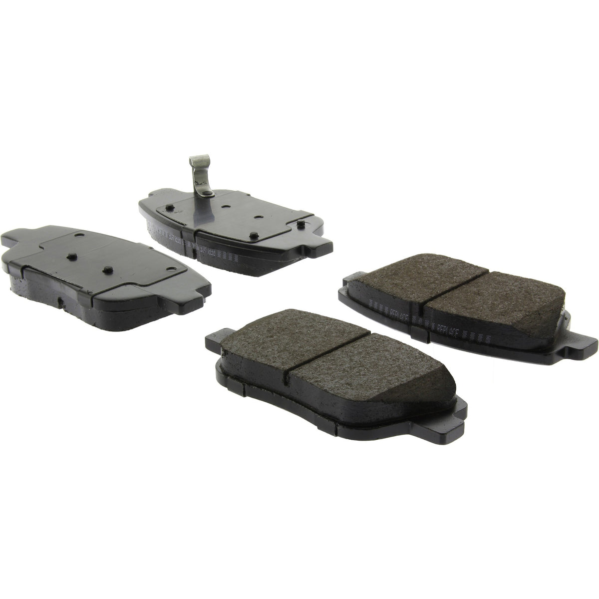 StopTech Street Brake Pads; Front With Shims And Hardware