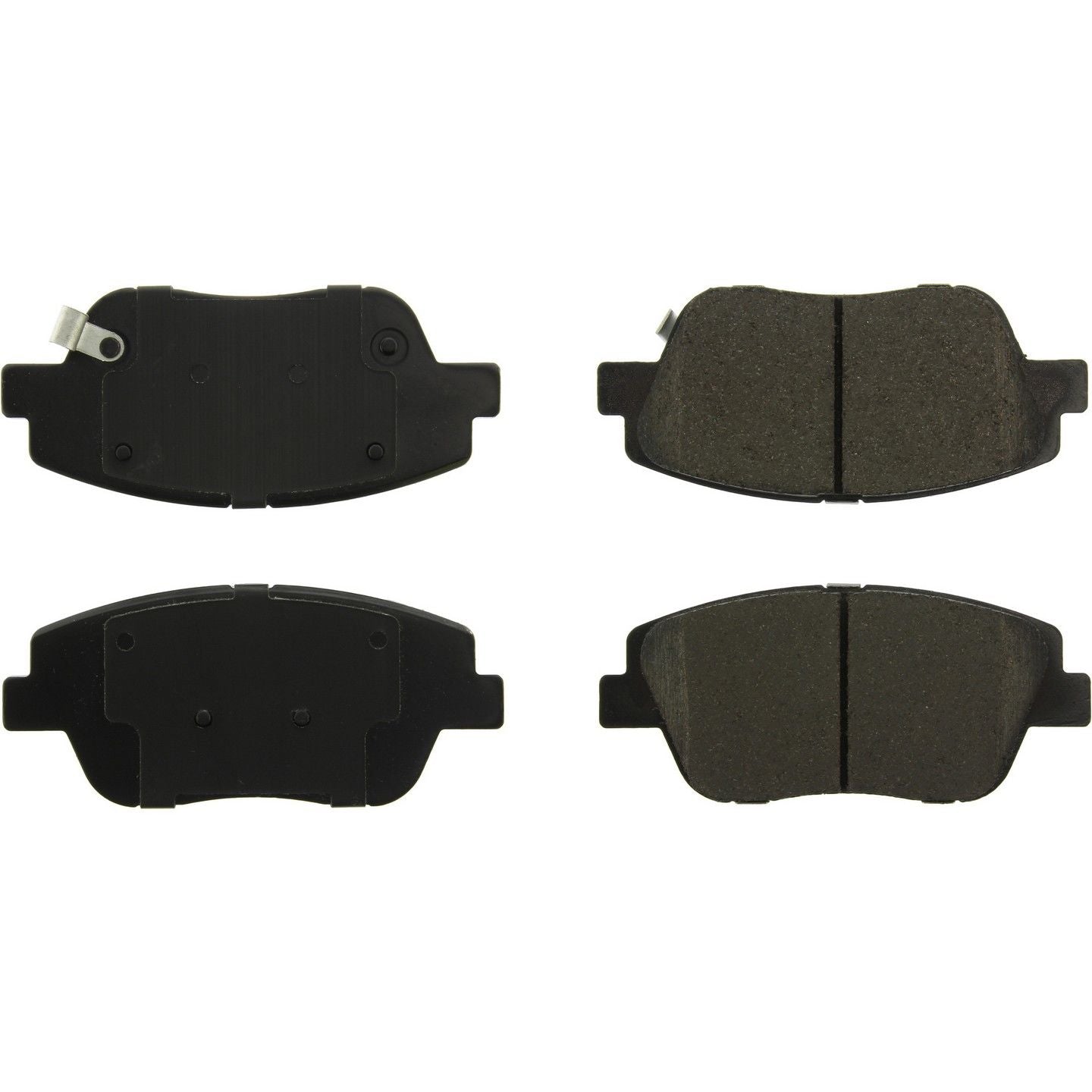 StopTech Street Brake Pads; Front With Shims And Hardware