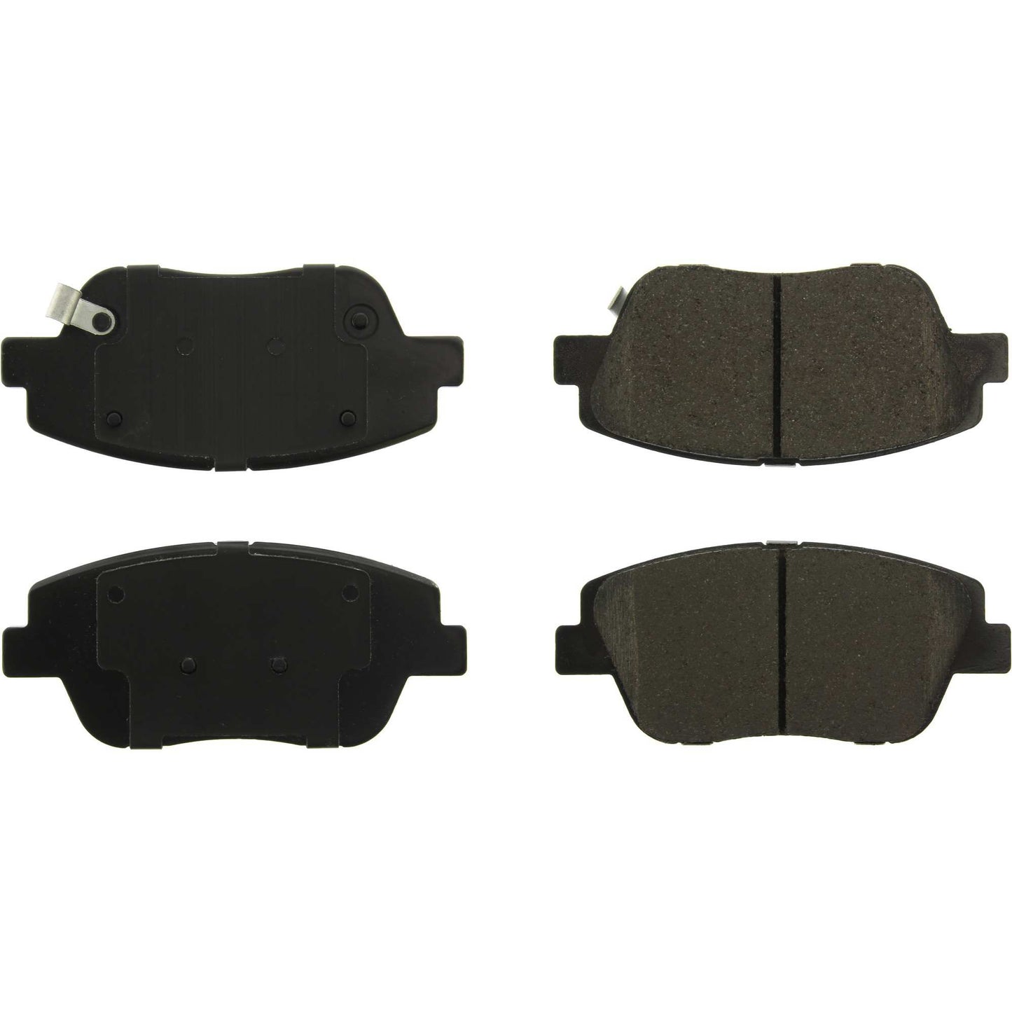 StopTech Street Brake Pads; Front With Shims And Hardware