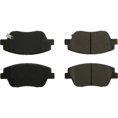 StopTech Street Brake Pads; Front With Shims And Hardware