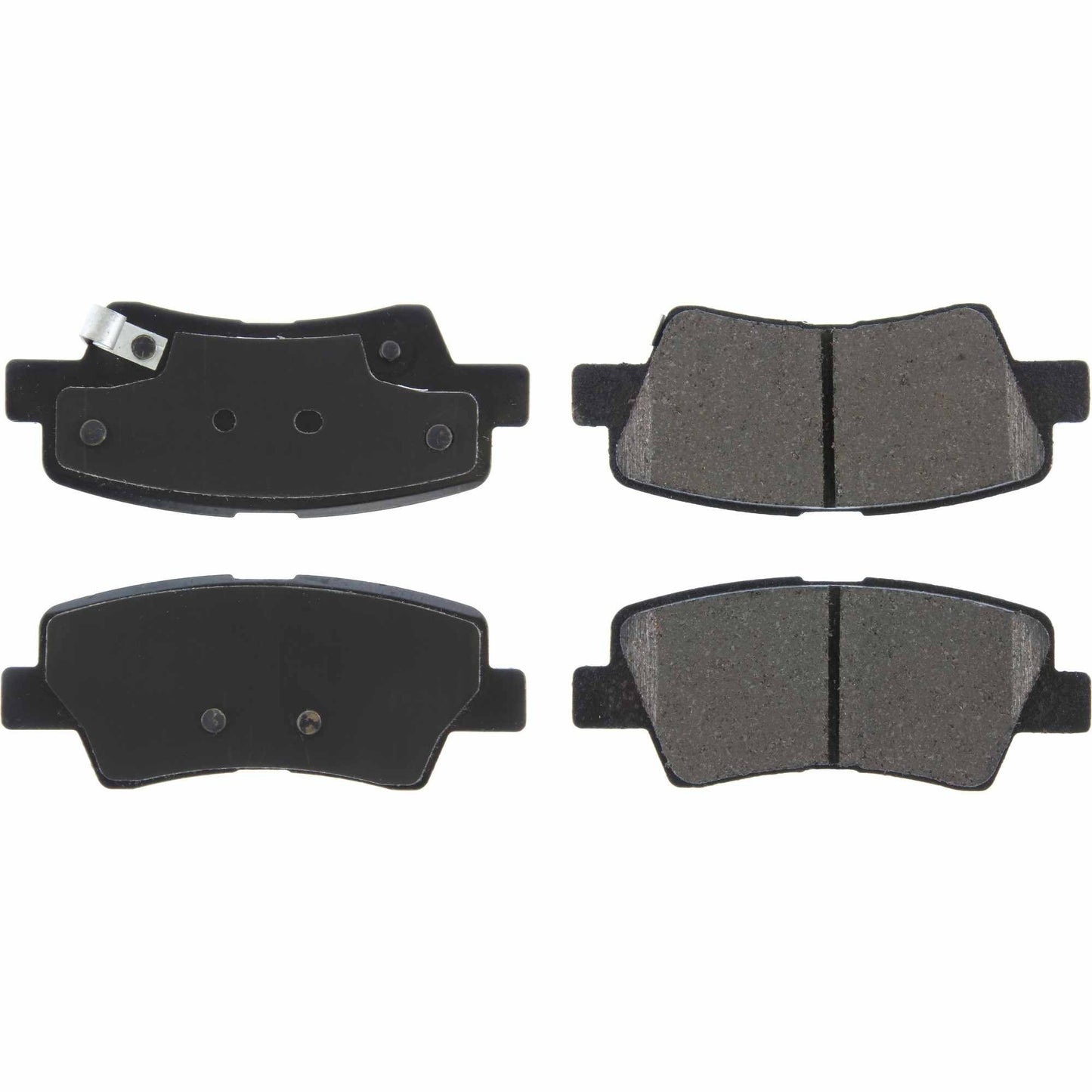 StopTech Street Brake Pads; Rear With Shims