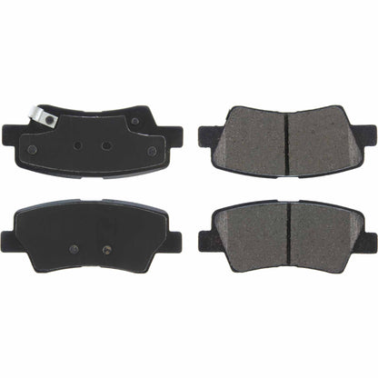 StopTech Street Brake Pads; Rear With Shims