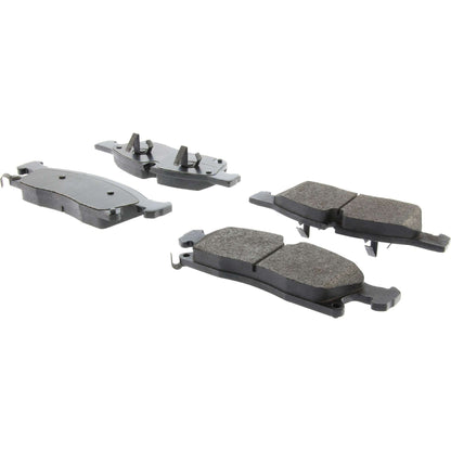 StopTech Street Brake Pads; Front With Shims