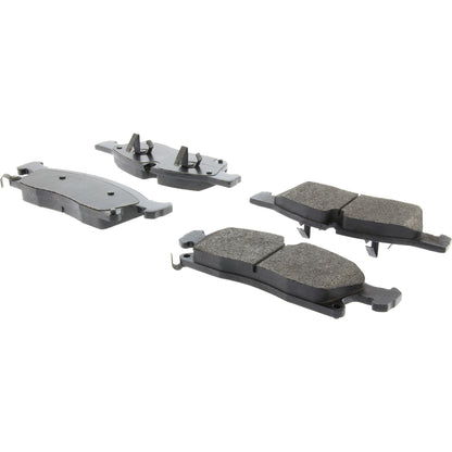 StopTech Street Brake Pads; Front With Shims