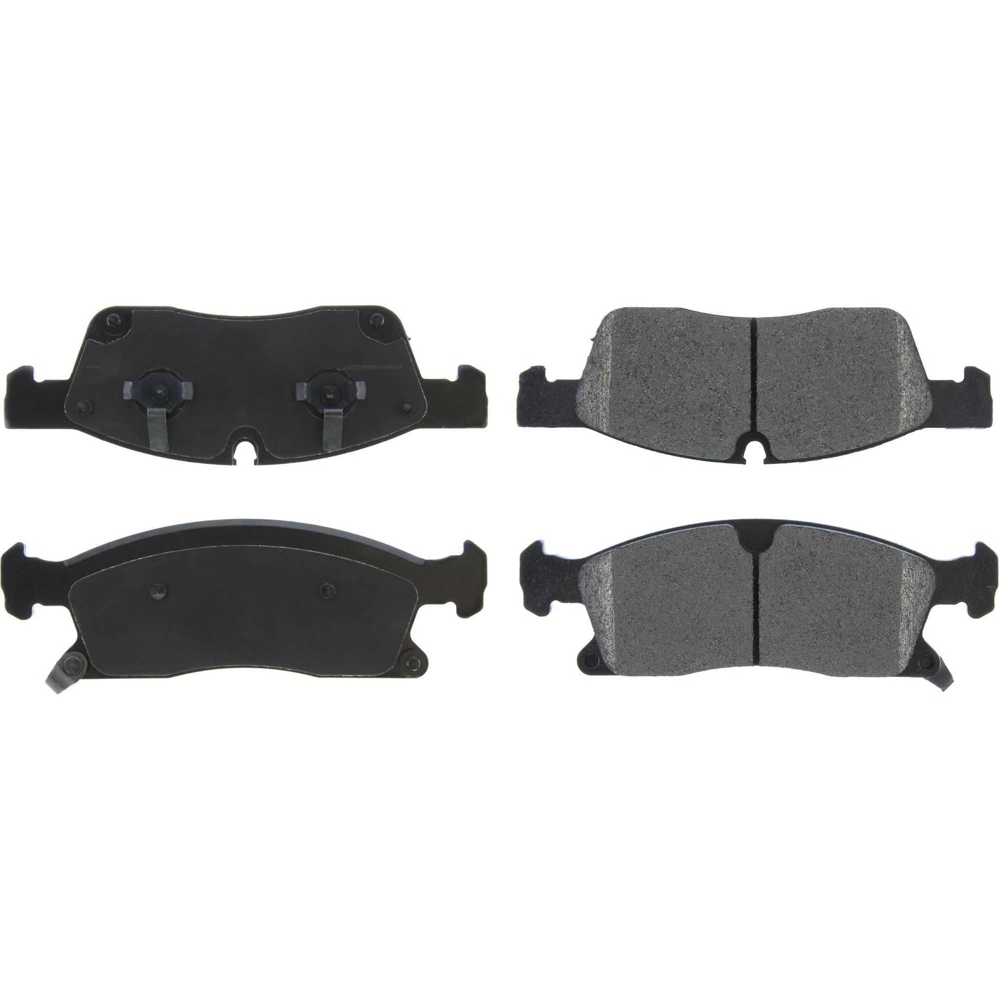 StopTech Street Brake Pads; Front With Shims