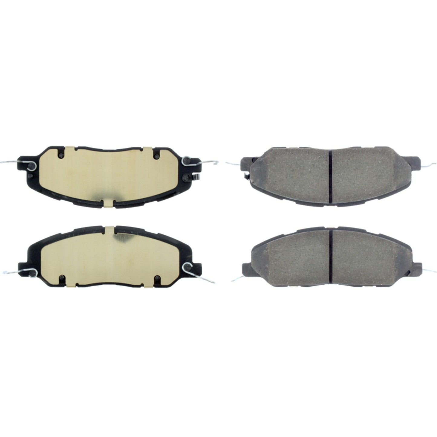 StopTech Street Brake Pads; Front With Shims