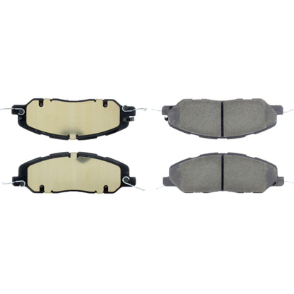 StopTech Street Brake Pads; Front With Shims