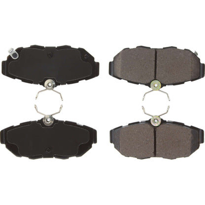 StopTech Street Brake Pads; Rear With Shims