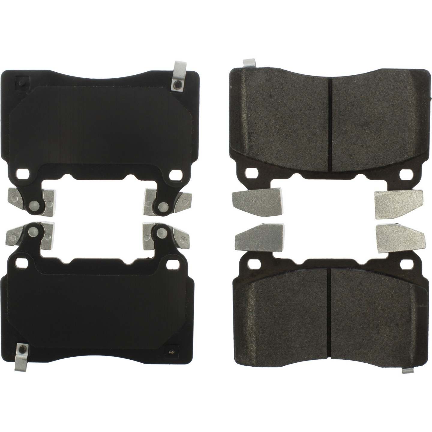 StopTech Street Brake Pads; Front With Shims And Hardware