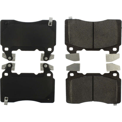 StopTech Street Brake Pads; Front With Shims And Hardware
