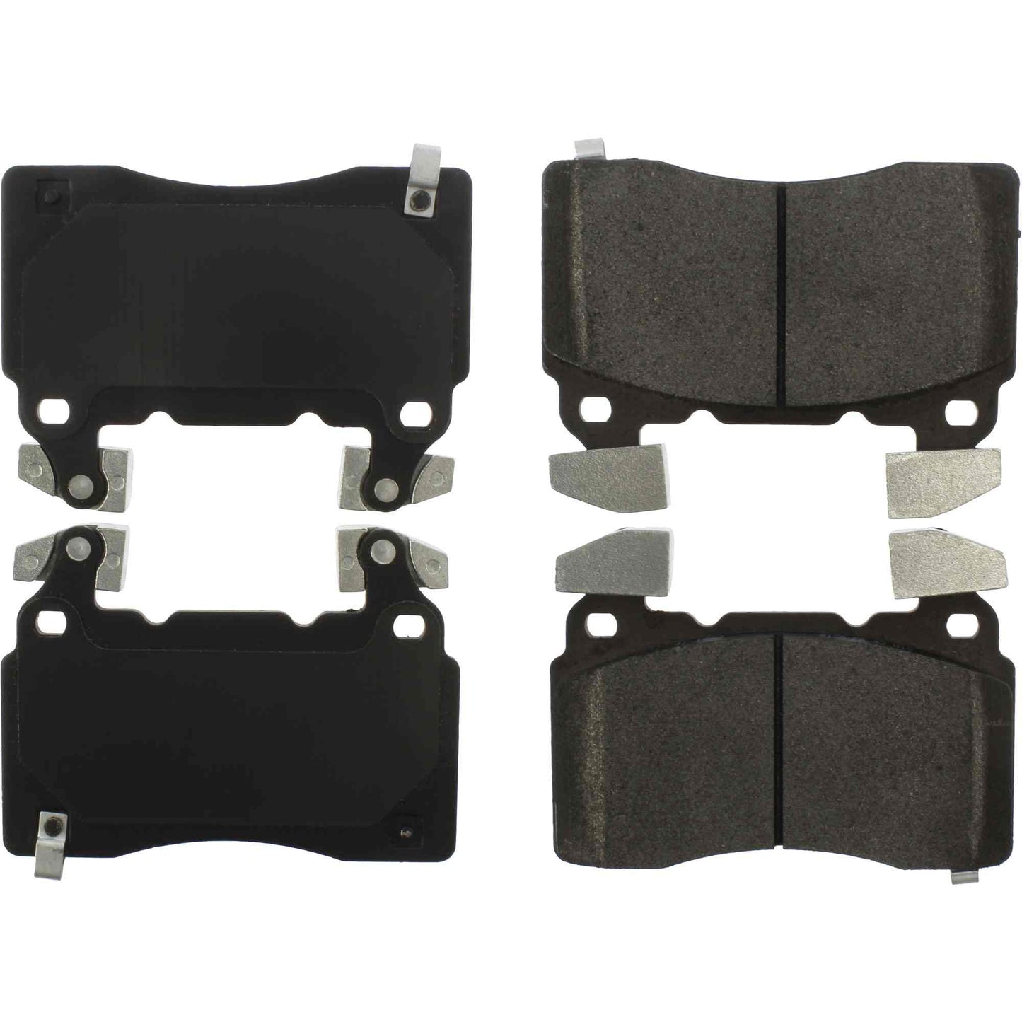 StopTech Street Brake Pads; Front With Shims And Hardware