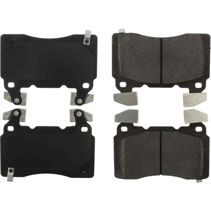 StopTech Street Brake Pads; Front With Shims And Hardware