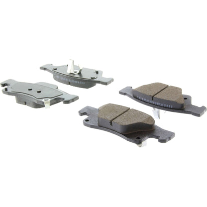 StopTech Street Brake Pads; Rear With Shims
