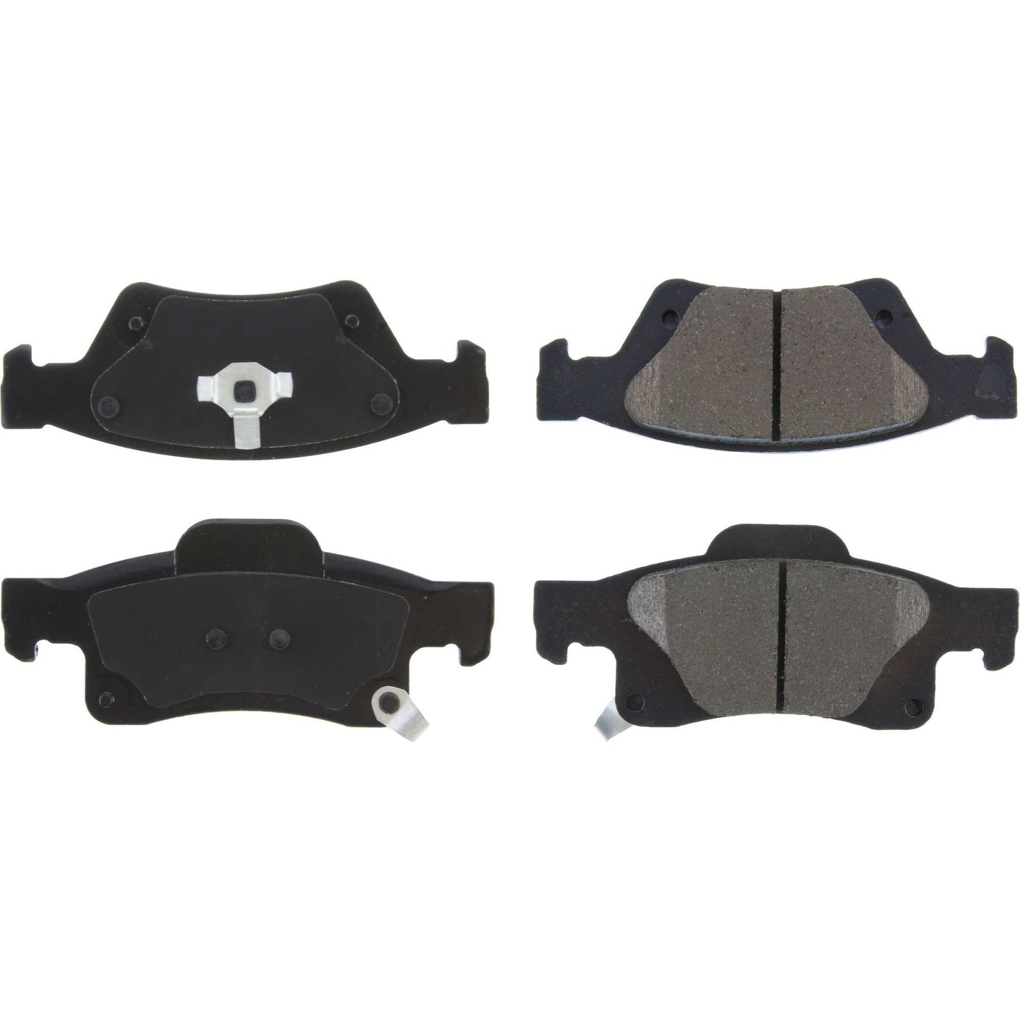 StopTech Street Brake Pads; Rear With Shims