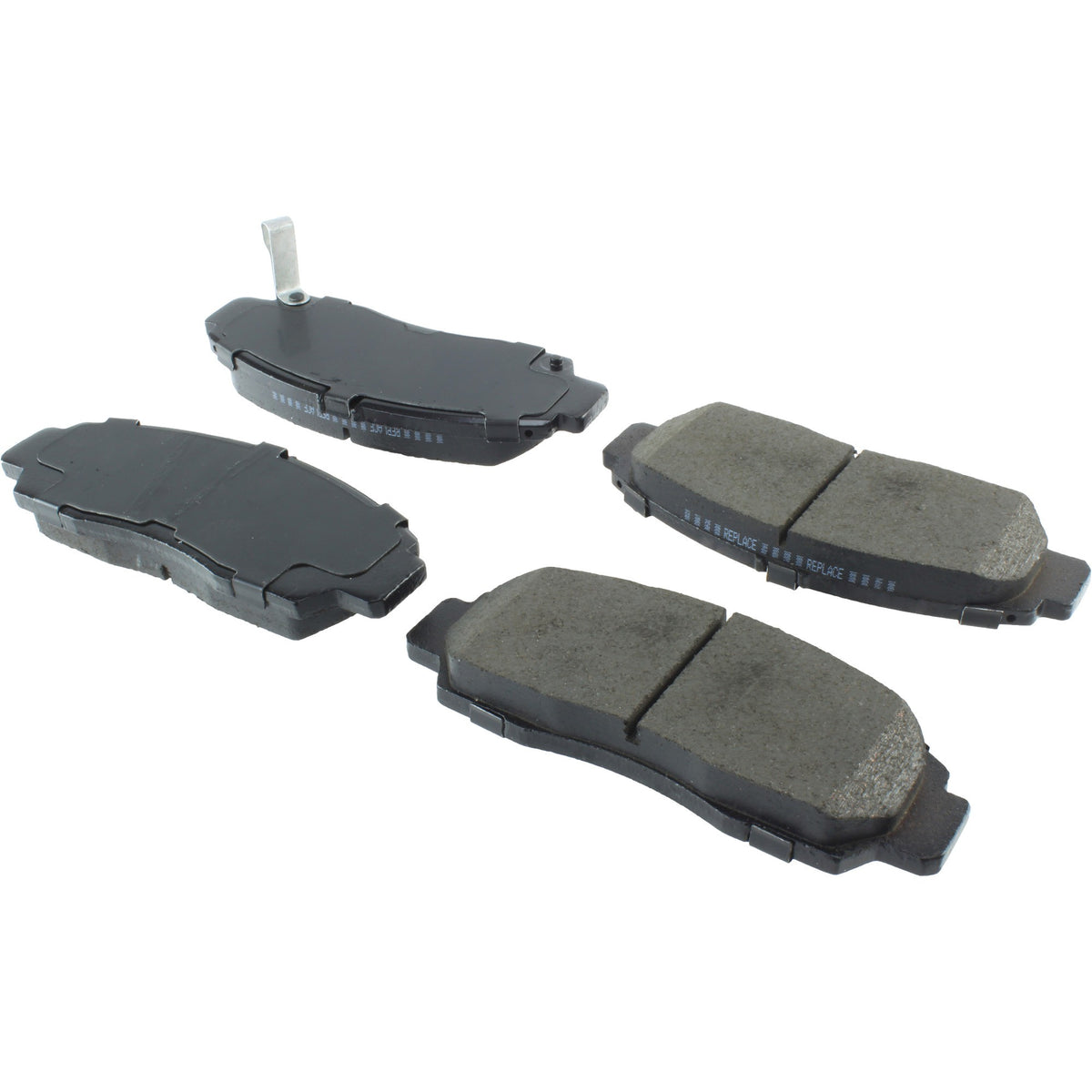 StopTech Street Brake Pads; Front With Shims