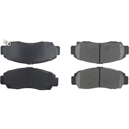 StopTech Street Brake Pads; Front With Shims