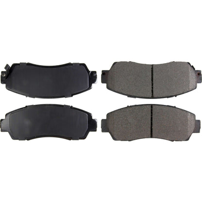 StopTech Street Brake Pads; Front With Shims