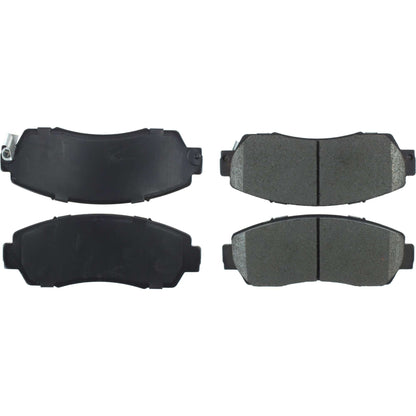 StopTech Street Brake Pads; Front With Shims