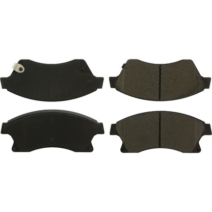 StopTech Street Brake Pads; Front With Shims