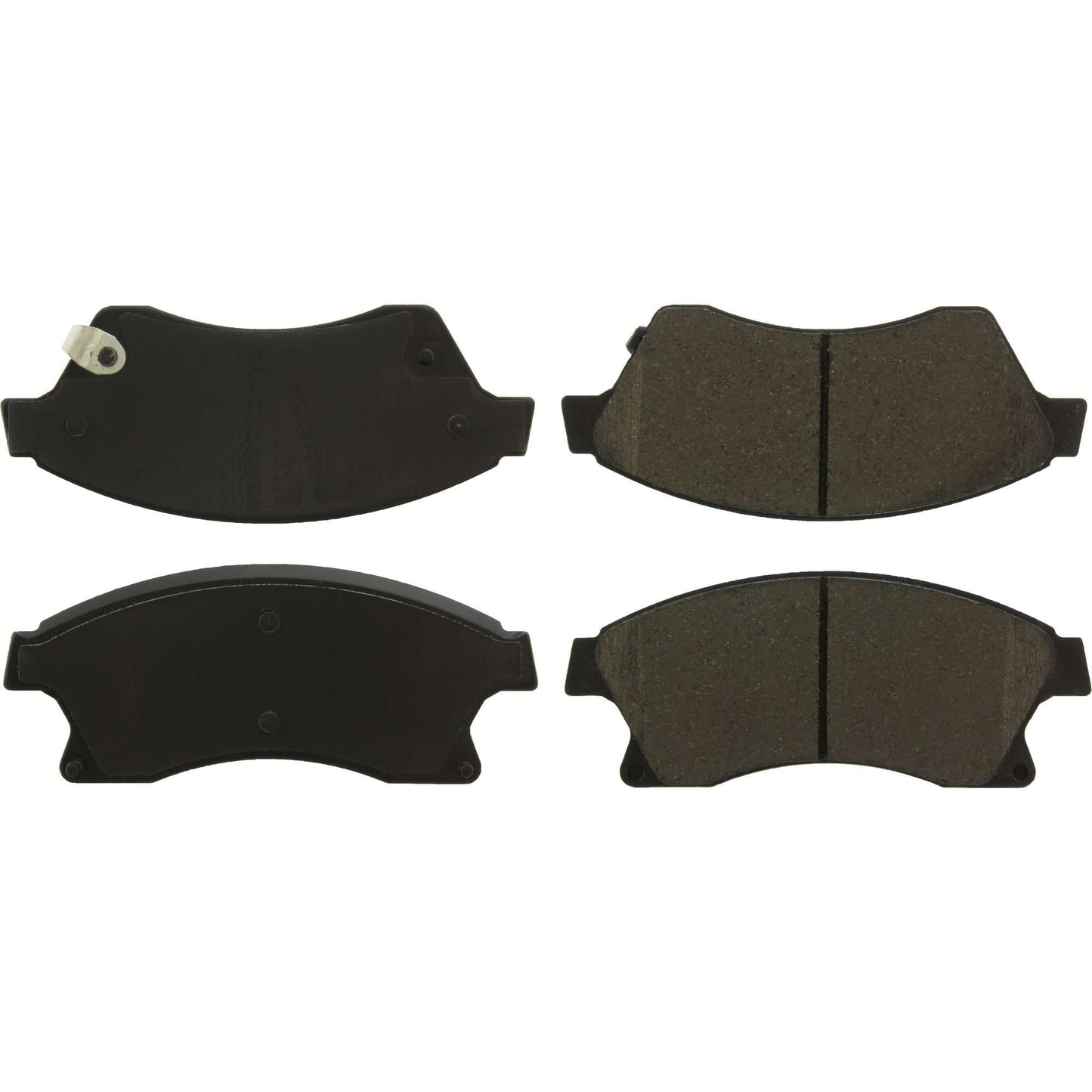 StopTech Street Brake Pads; Front With Shims