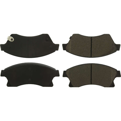 StopTech Street Brake Pads; Front With Shims