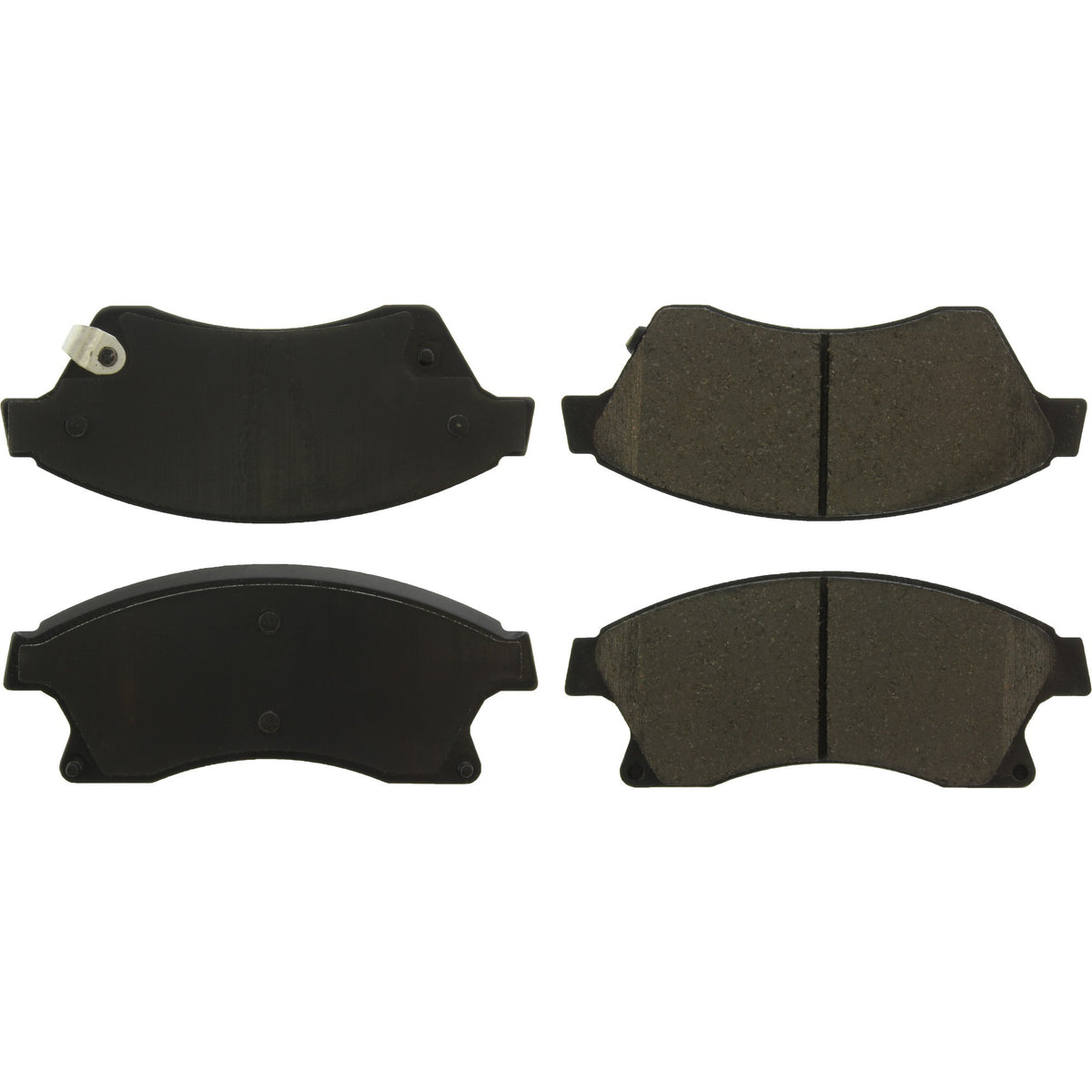 StopTech Street Brake Pads; Front With Shims
