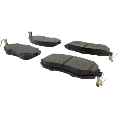 StopTech Street Brake Pads; Front With Shims