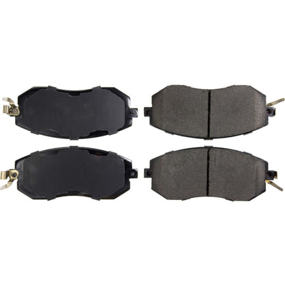 StopTech Street Brake Pads; Front With Shims