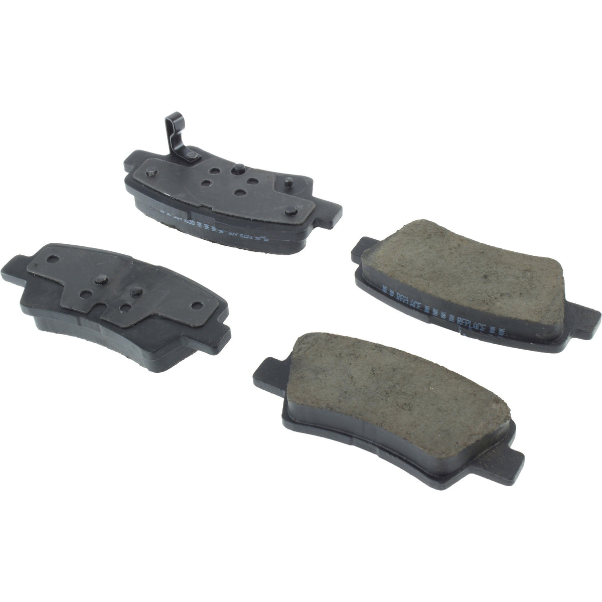 StopTech Street Brake Pads; Rear With Shims