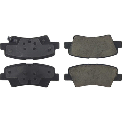 StopTech Street Brake Pads; Rear With Shims