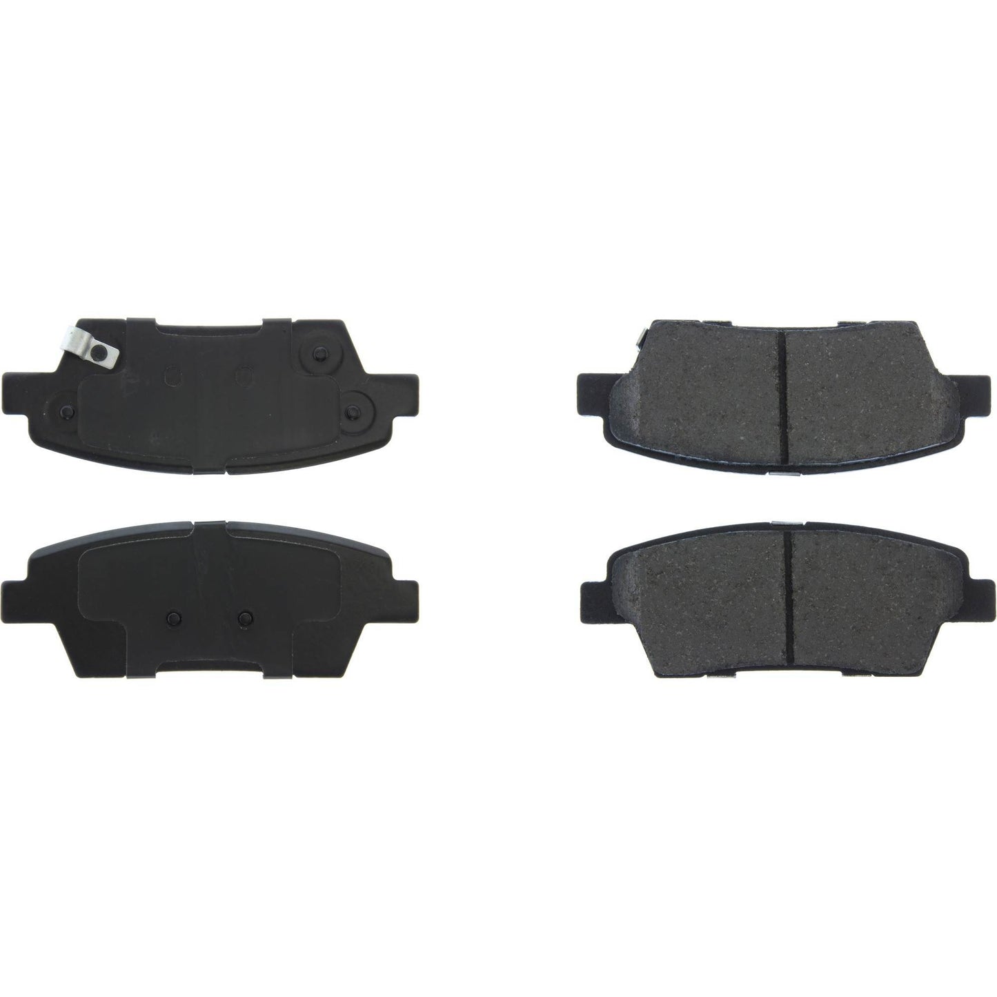 StopTech Street Brake Pads; Rear With Shims And Hardware