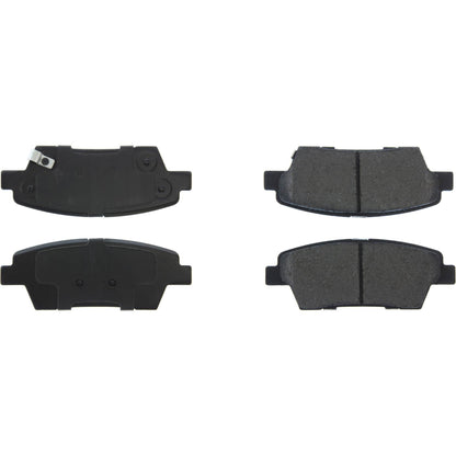 StopTech Street Brake Pads; Rear With Shims And Hardware
