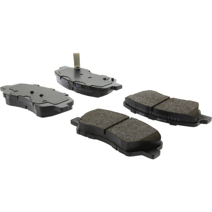 StopTech Street Brake Pads; Front With Shims