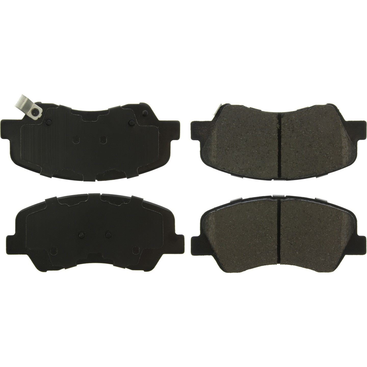 StopTech Street Brake Pads; Front With Shims