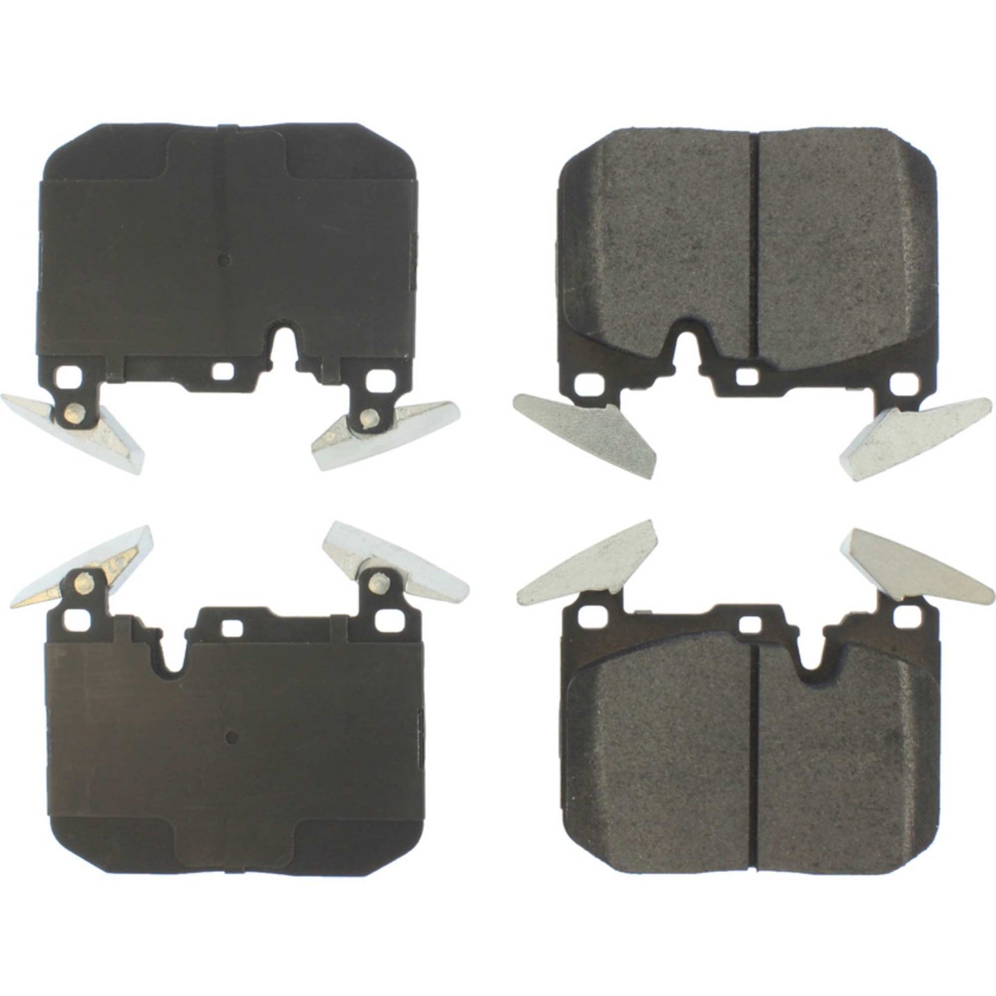StopTech Street Brake Pads; Front With Shims
