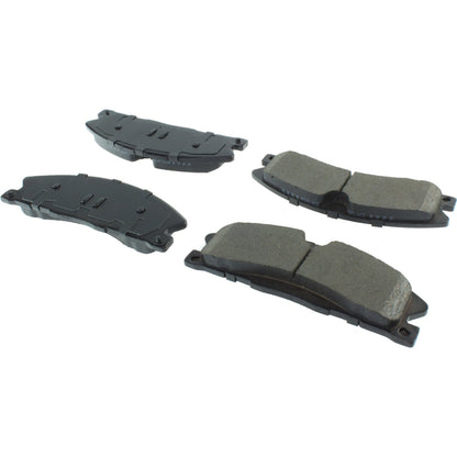 StopTech Street Brake Pads; Front With Shims
