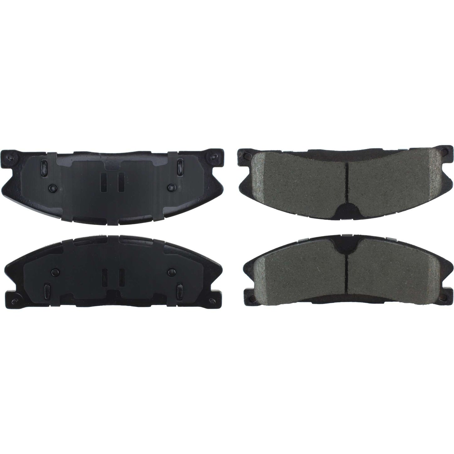 StopTech Street Brake Pads; Front With Shims