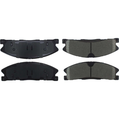 StopTech Street Brake Pads; Front With Shims