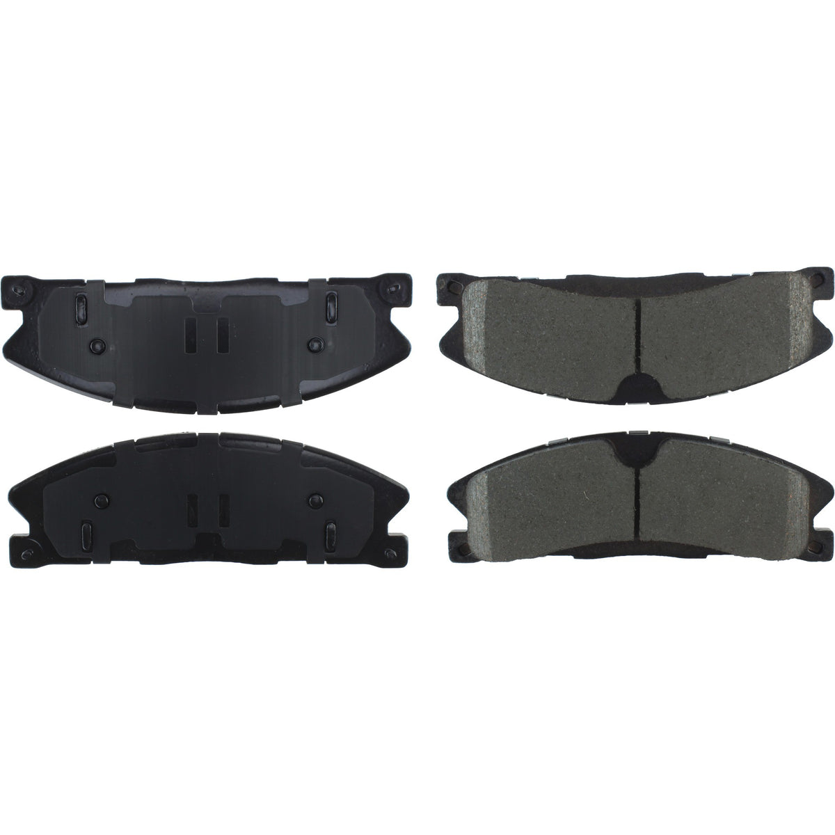 StopTech Street Brake Pads; Front With Shims