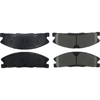 StopTech Street Brake Pads; Front With Shims