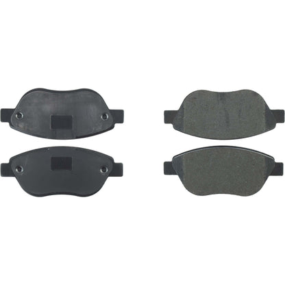 StopTech Street Brake Pads; Front With Shims And Hardware