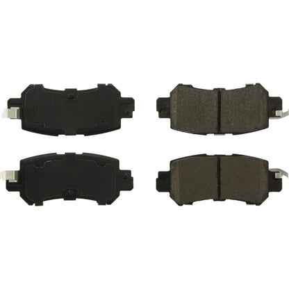StopTech Street Brake Pads; Rear With Shims And Hardware